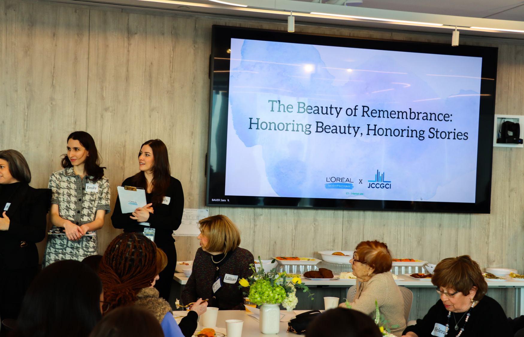 JCCGCI X LOREAL MISHPACHAH EVENT FOR HOLOCAUST SURVIVORS JEWISH COMMUNITY COUNCIL OF GREATER CONEY ISLAND HOLOCAUST SURVIVORS EVENT WITH LOREAL