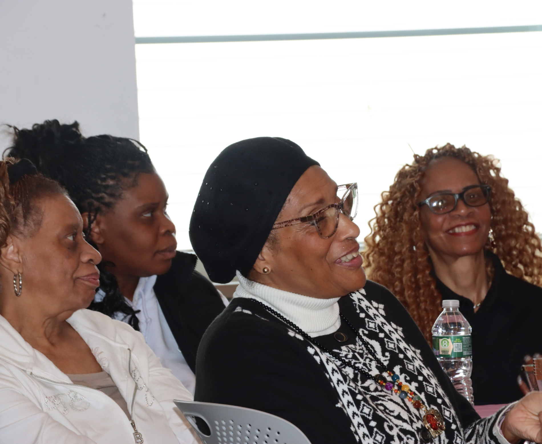 A group of women sitting together