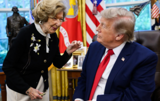 Our survivor speaking with President Trump