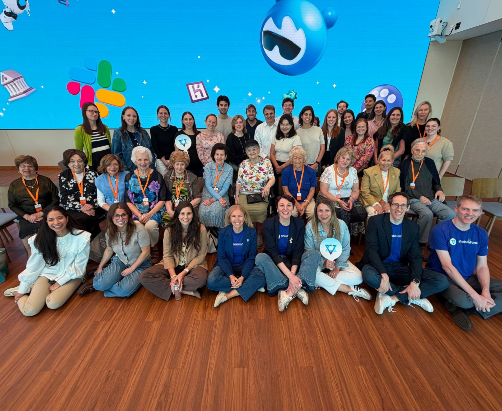 JCCGCI Survivors and staff with the Salesforce team
