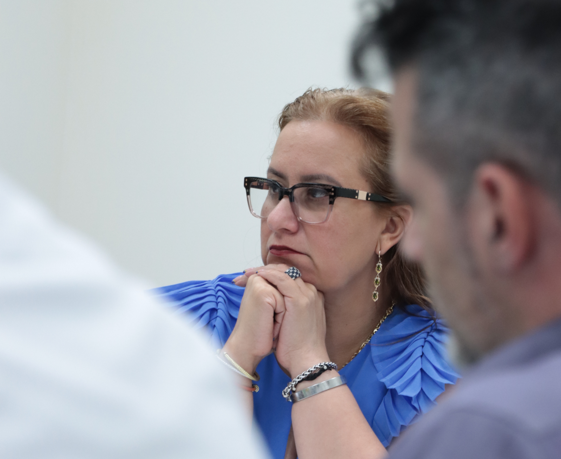 Deputy Mayor listening