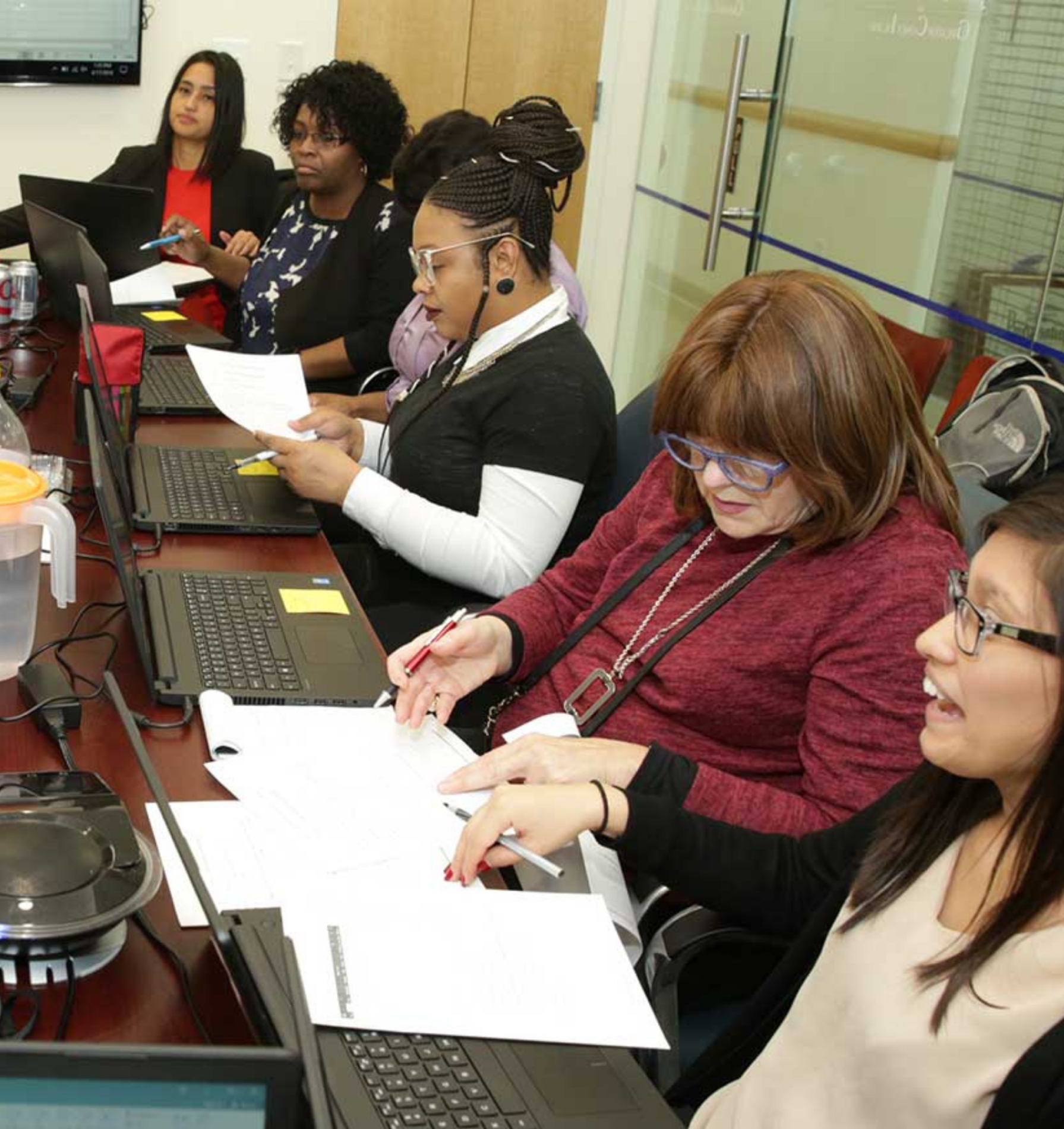 HICC Staff working together