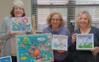 Women showing their art