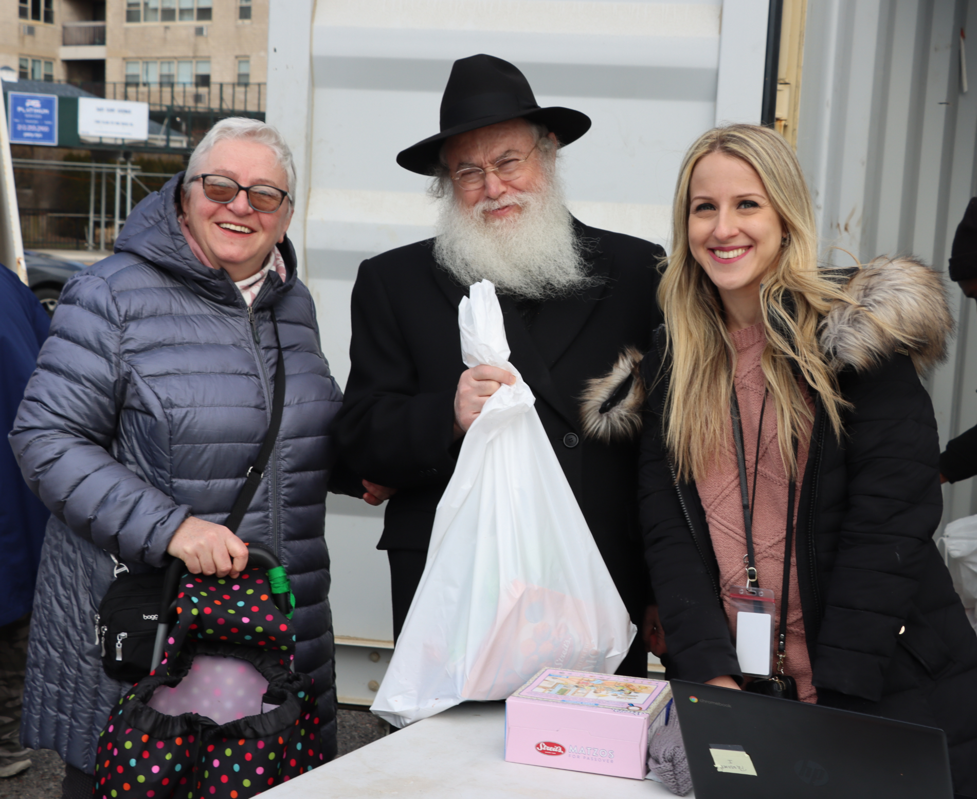 website imagery + headhshots (24) Executive Director Rabbi Moshe Wiener at our food drive
