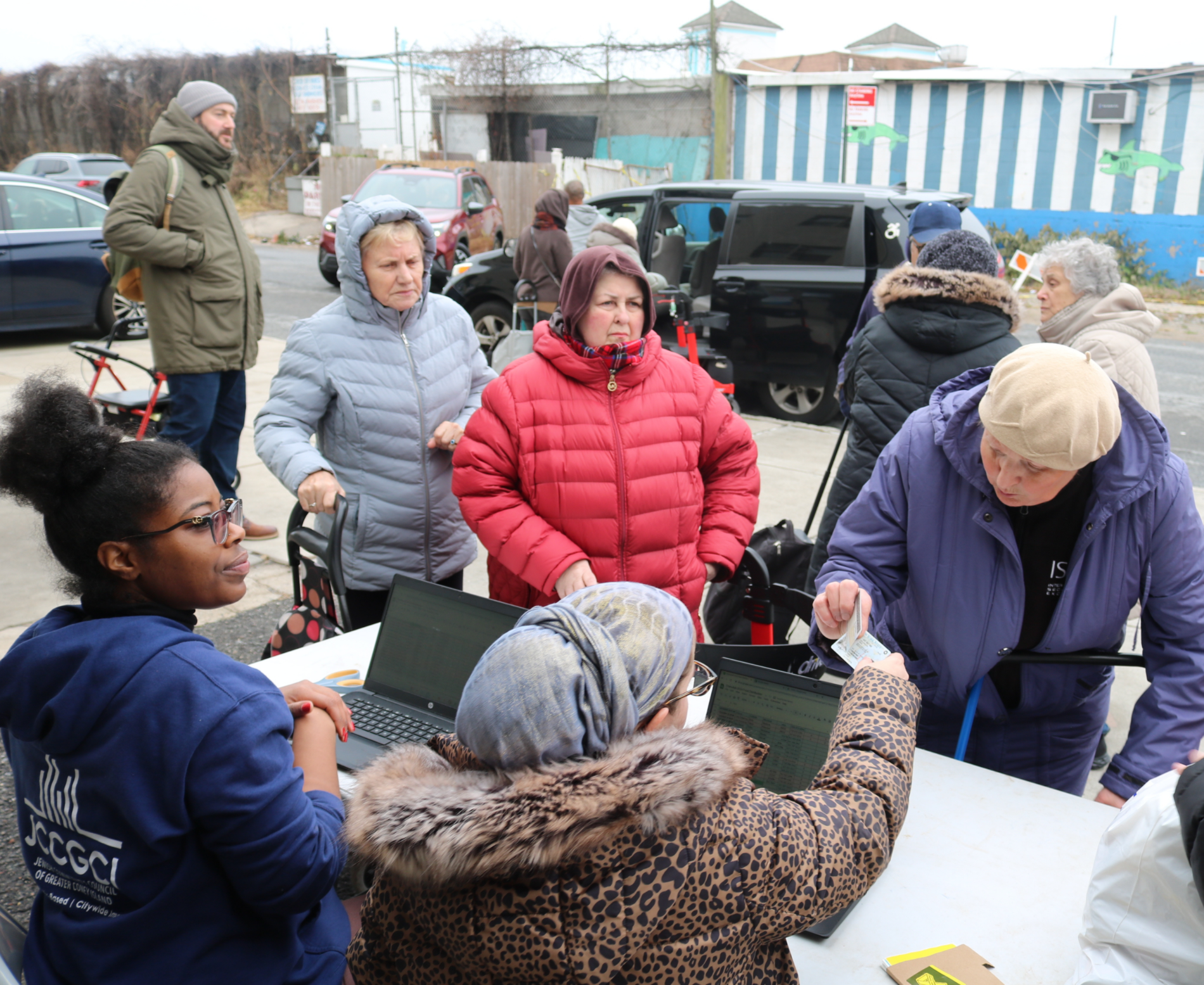 Food drive food distribution
