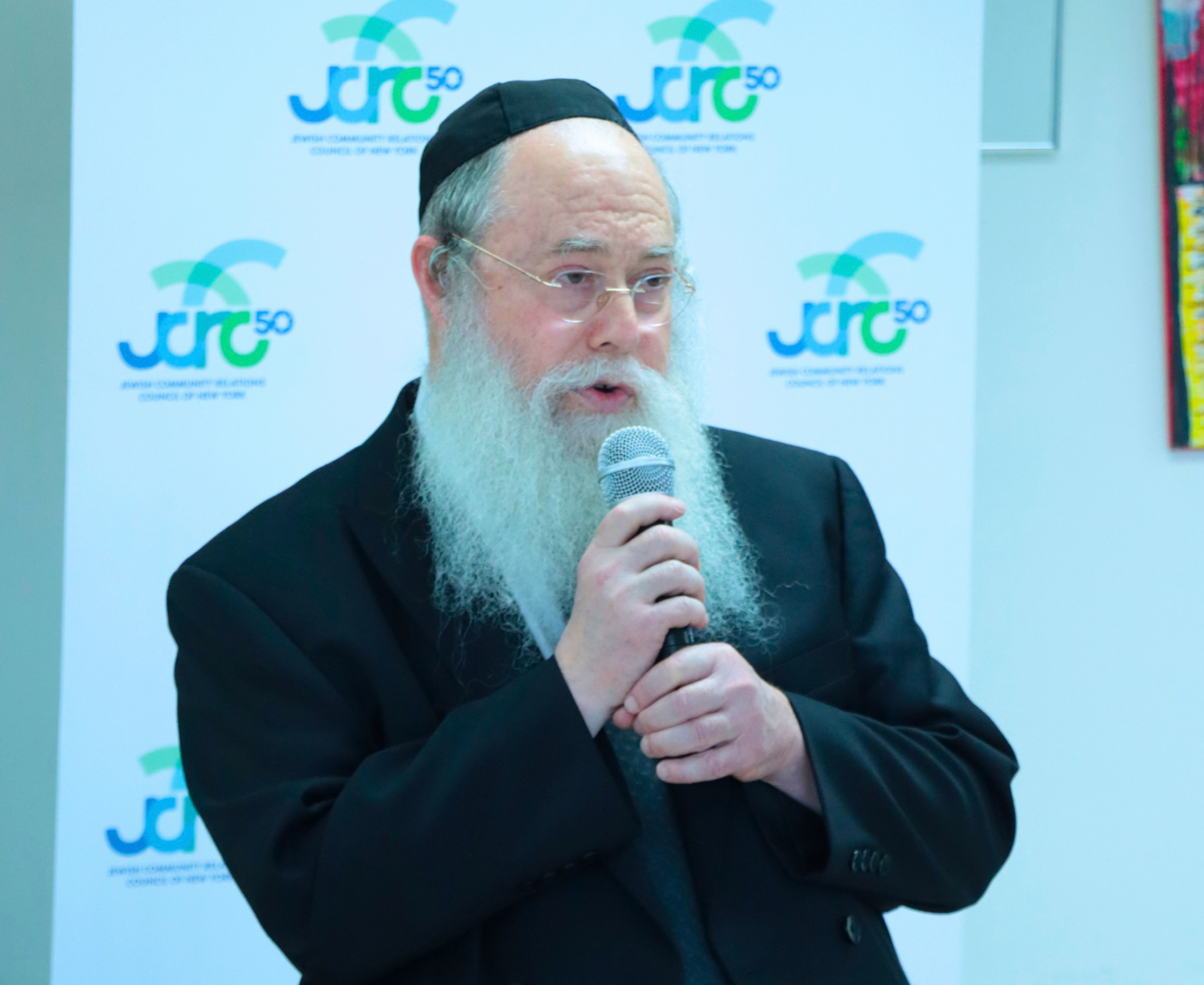 Rabbi Wiener speaking
