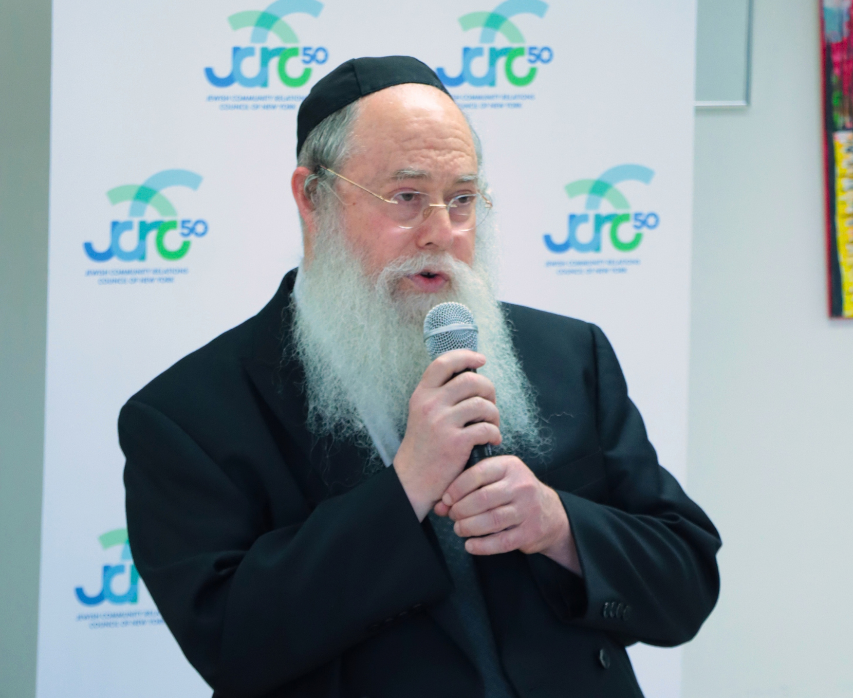 Rabbi Wiener speaking