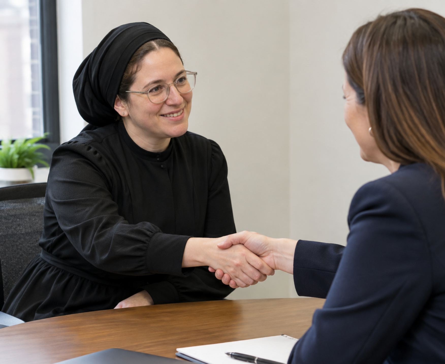 253 Women shaking hands